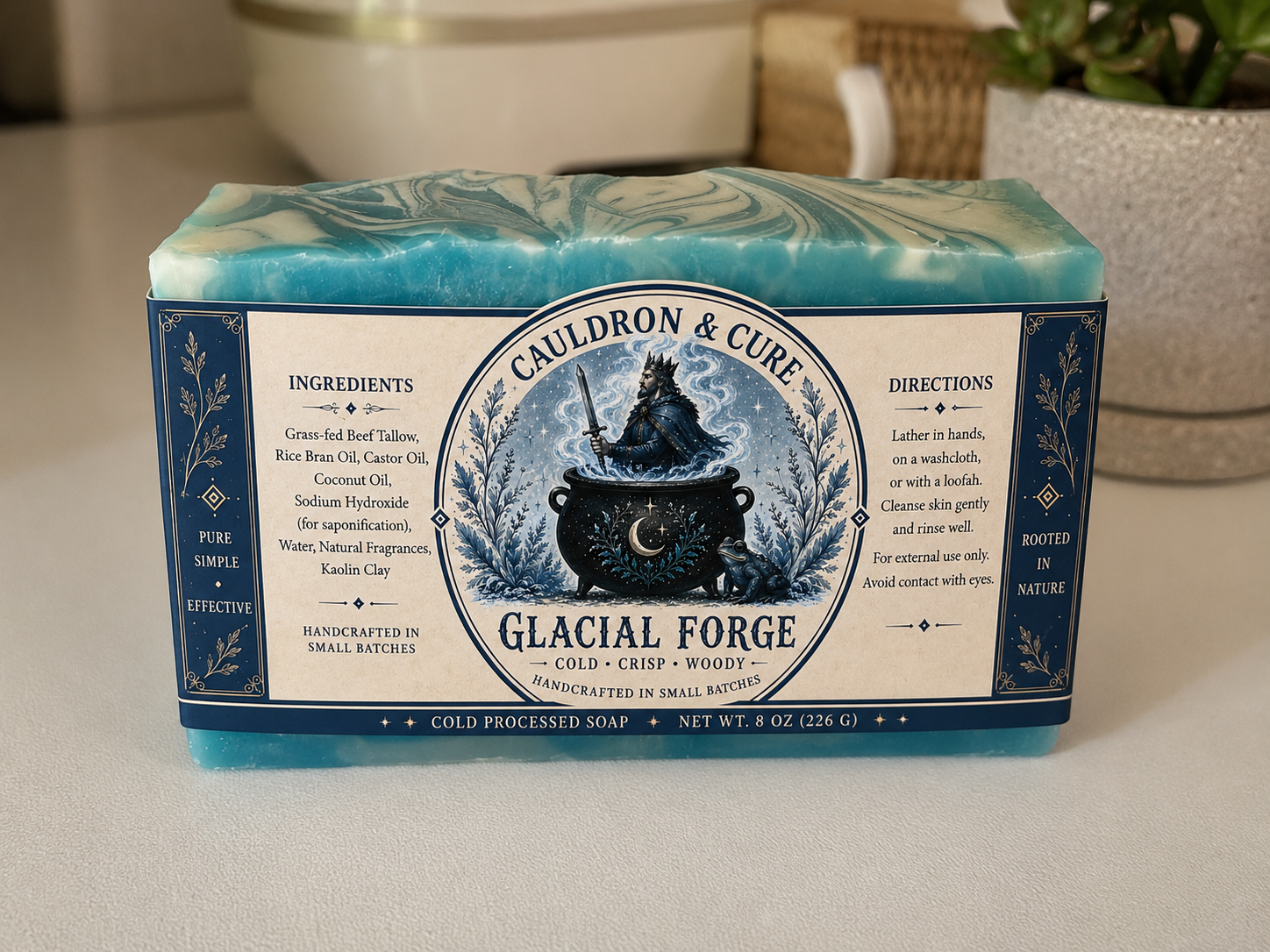Glacial Forge Cold-Processed Soap